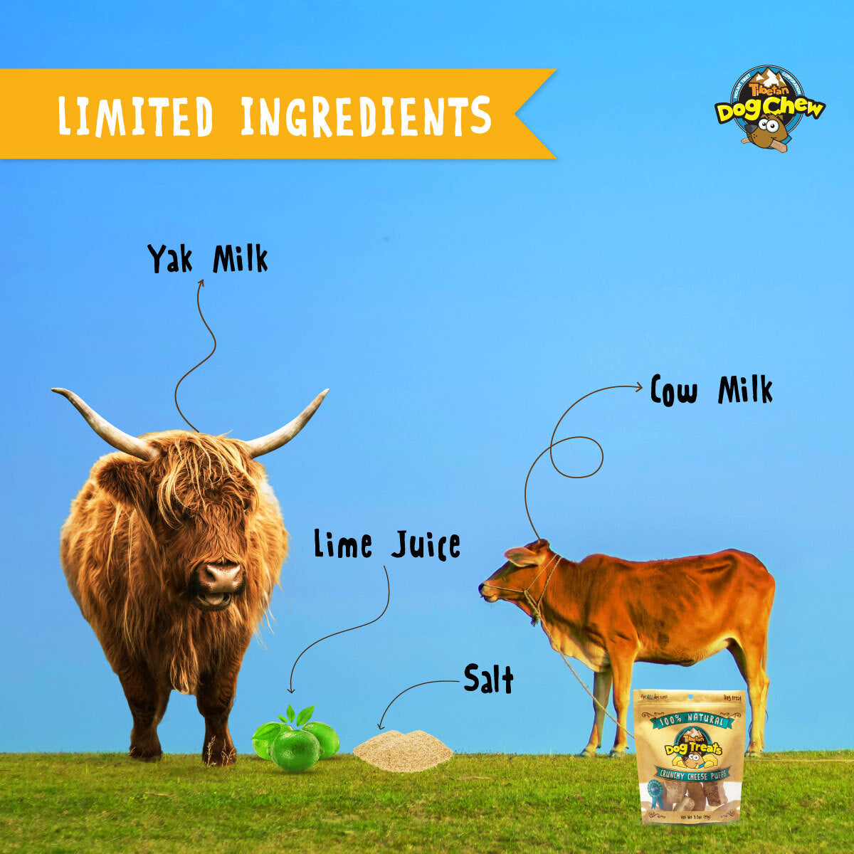 Crunchy Yak Cheese Puffs for Dogs – Natural & Healthy Training Treats