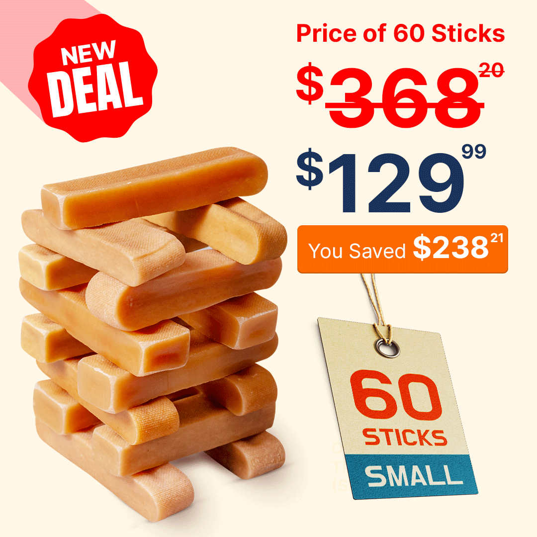 Small Yak Chews for Dogs Under 15 lbs – Natural Puppy Treats