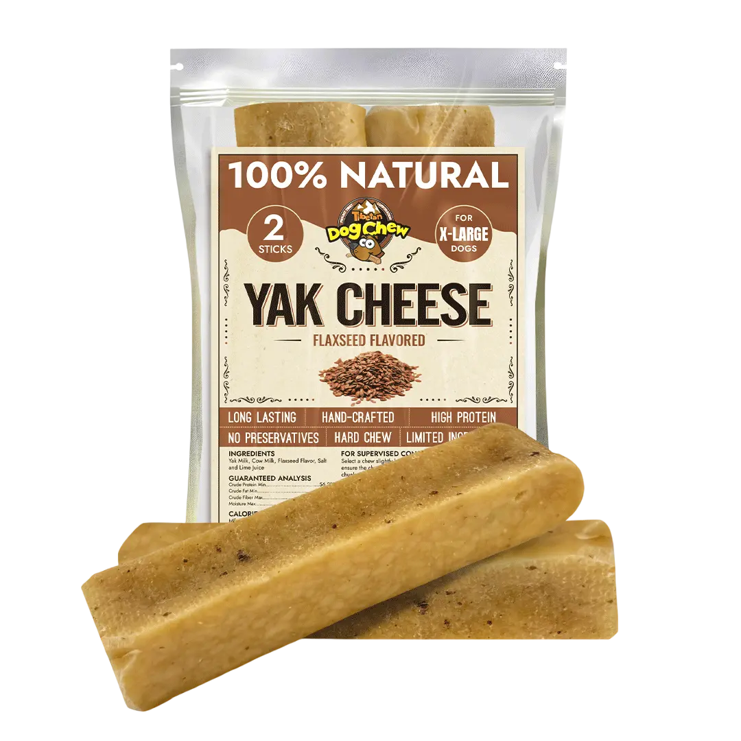Flaxseed Yak Dog Chew – Natural & Digestible Yak Milk Treat