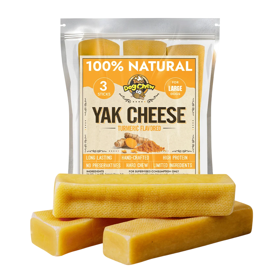 Turmeric Yak Chews – Yak Milk Chew with Natural Turmeric Flavor