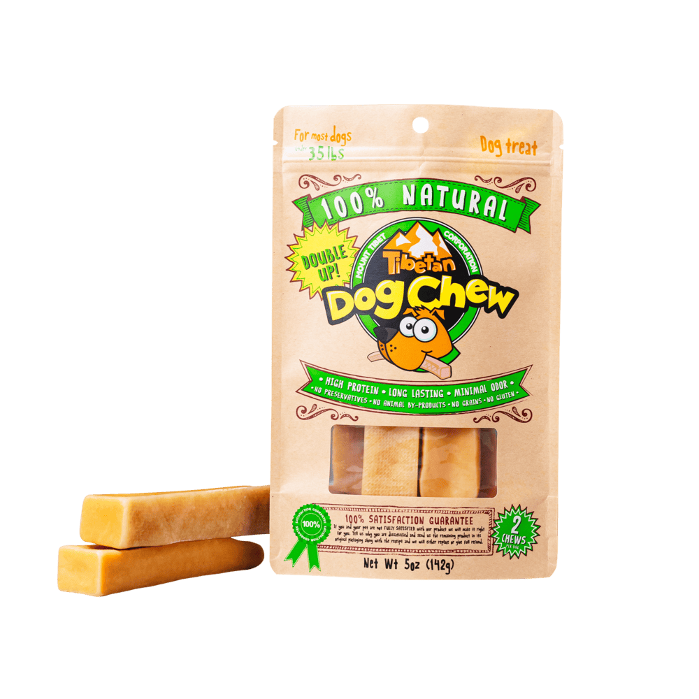 100% Natural Medium Yak Cheese Dog Chews - 2 sticks Chew