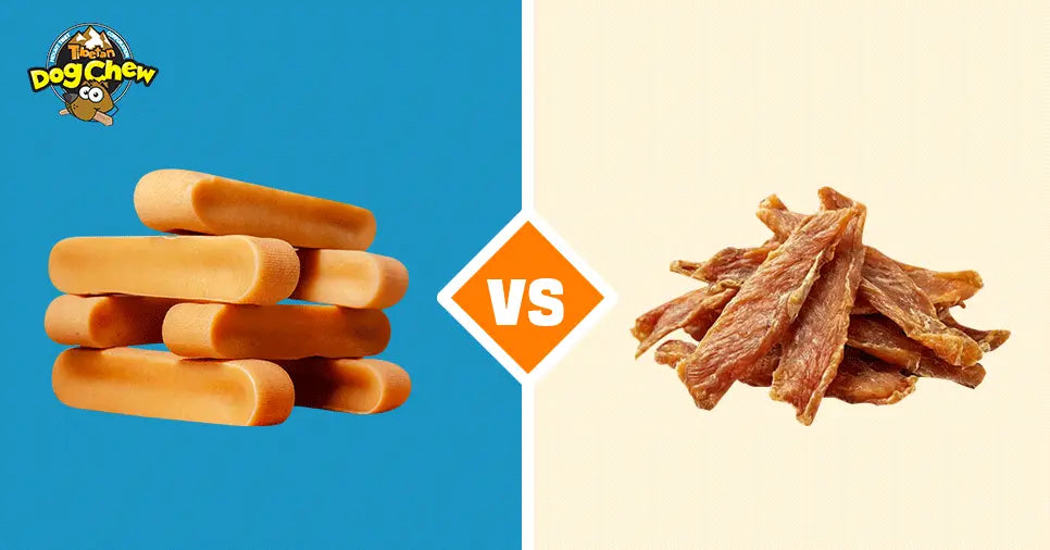 Yak Chew vs. Chicken Jerky Treat for Dogs: Which Natural Chew Wins?