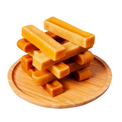 Large Yak Cheese Bulk Chews 2 lbs - Long Lasting Dog Chew