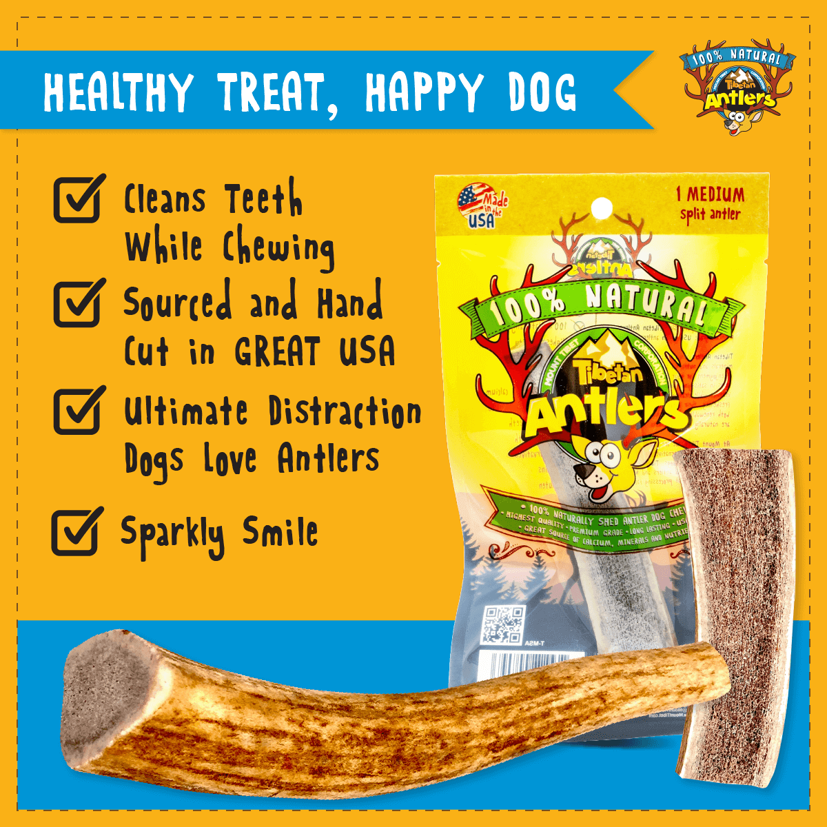 Elk horn dog treats hot sale