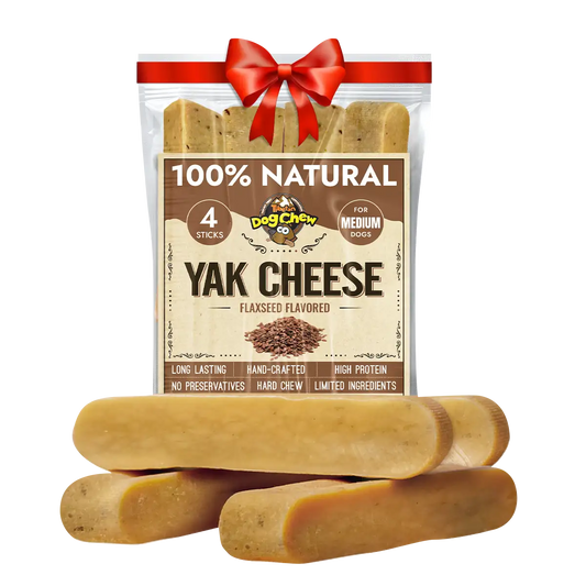 Flaxseed Yak Dog Chew – Natural & Digestible Yak Milk Treat