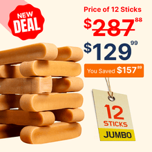 Original Tibetan Dog Chew (Jumbo) - 12 Sticks