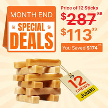 Original Tibetan Dog Chew (Jumbo) - 12 Sticks