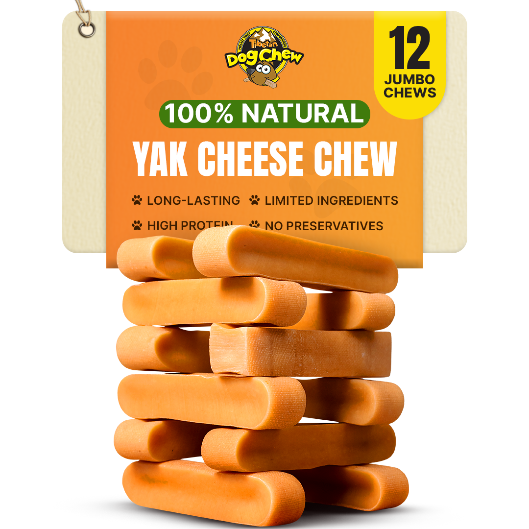 Yak Dog Chews for Aggressive Chewers - All Natural and Long Lasting Treats