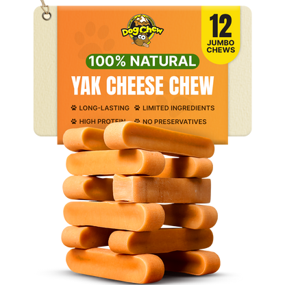 Yak Dog Chews for Aggressive Chewers - All Natural and Long Lasting Treats