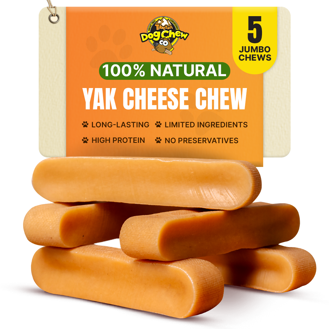 Yak Dog Chews for Aggressive Chewers - All Natural and Long Lasting Treats
