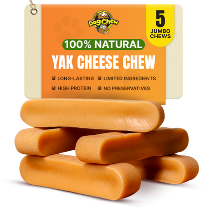 Yak Dog Chews for Aggressive Chewers - All Natural and Long Lasting Treats