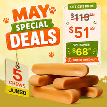 Original Tibetan Dog Chew (Jumbo) - 5 Sticks