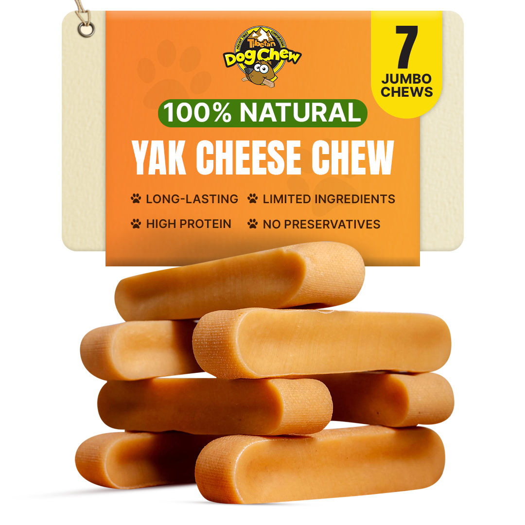 Yak Dog Chews for Aggressive Chewers - All Natural and Long Lasting Treats