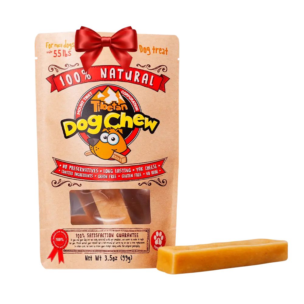 Large Yak Chews for Dogs Under 55 lbs – Natural, Durable Treats