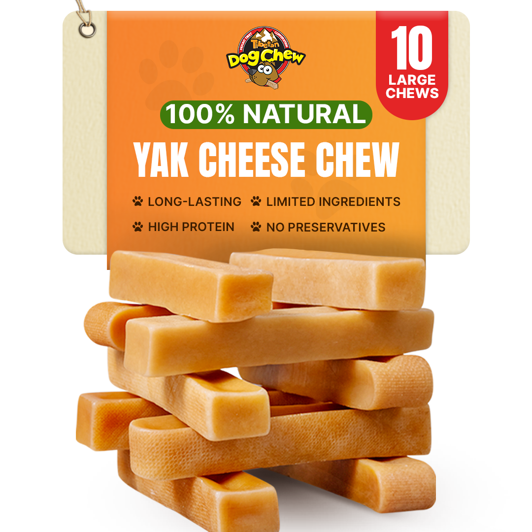 Yak Dog Chews for Aggressive Chewers - All Natural and Long Lasting Treats