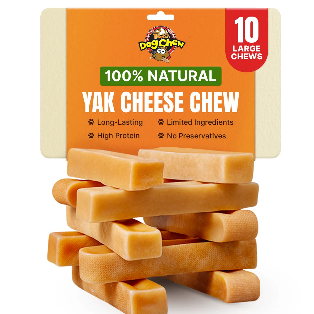 Premium Himalayan Large Yak Cheese Chew for dogs (under 55lbs)