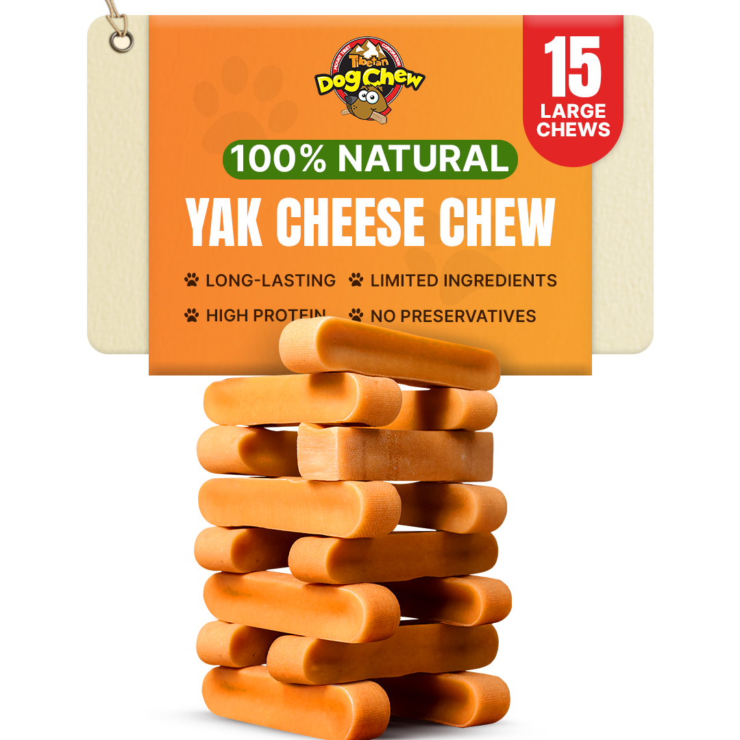 Yak Dog Chews for Aggressive Chewers - All Natural and Long Lasting Treats