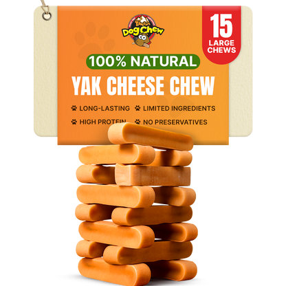 Yak Dog Chews for Aggressive Chewers - All Natural and Long Lasting Treats