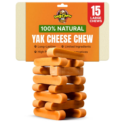 Premium Himalayan Large Yak Cheese Chew for dogs (under 55lbs)
