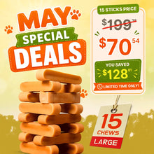 Himalayan Yak Chew for Large Dogs - (3lb) 15 Sticks Bulk Pack