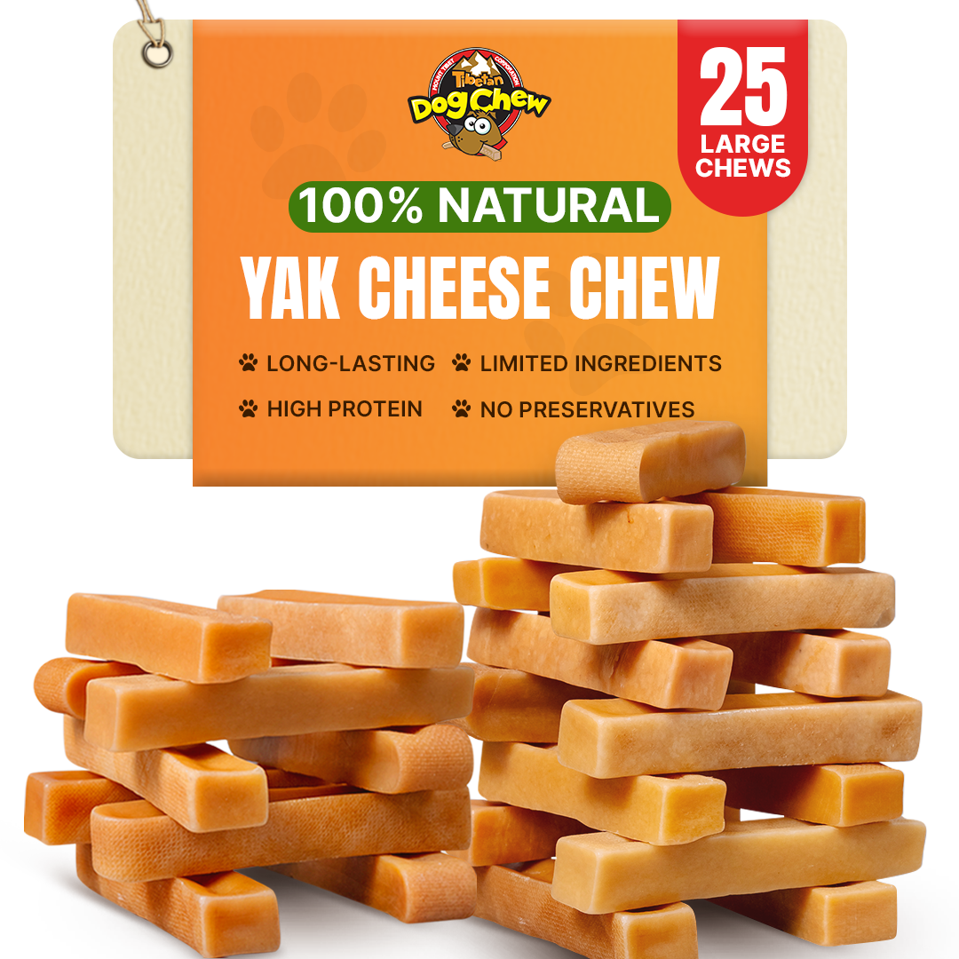 Yak Dog Chews for Aggressive Chewers - All Natural and Long Lasting Treats