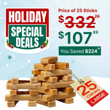 Original Tibetan Dog Chew (Large) - 25 Sticks