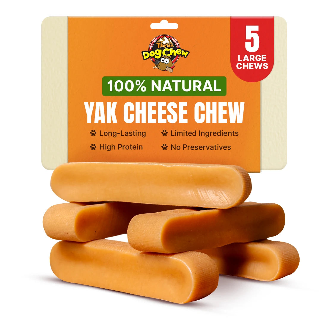 Premium Himalayan Large Yak Cheese Chew for dogs (under 55lbs)