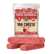 Strawberry Yak Chews – Long-Lasting Himalayan Treat Packed with Antioxidants and Natural Flavor – Long-Lasting Himalayan Treat Packed with Antioxidants and Natural Flavor