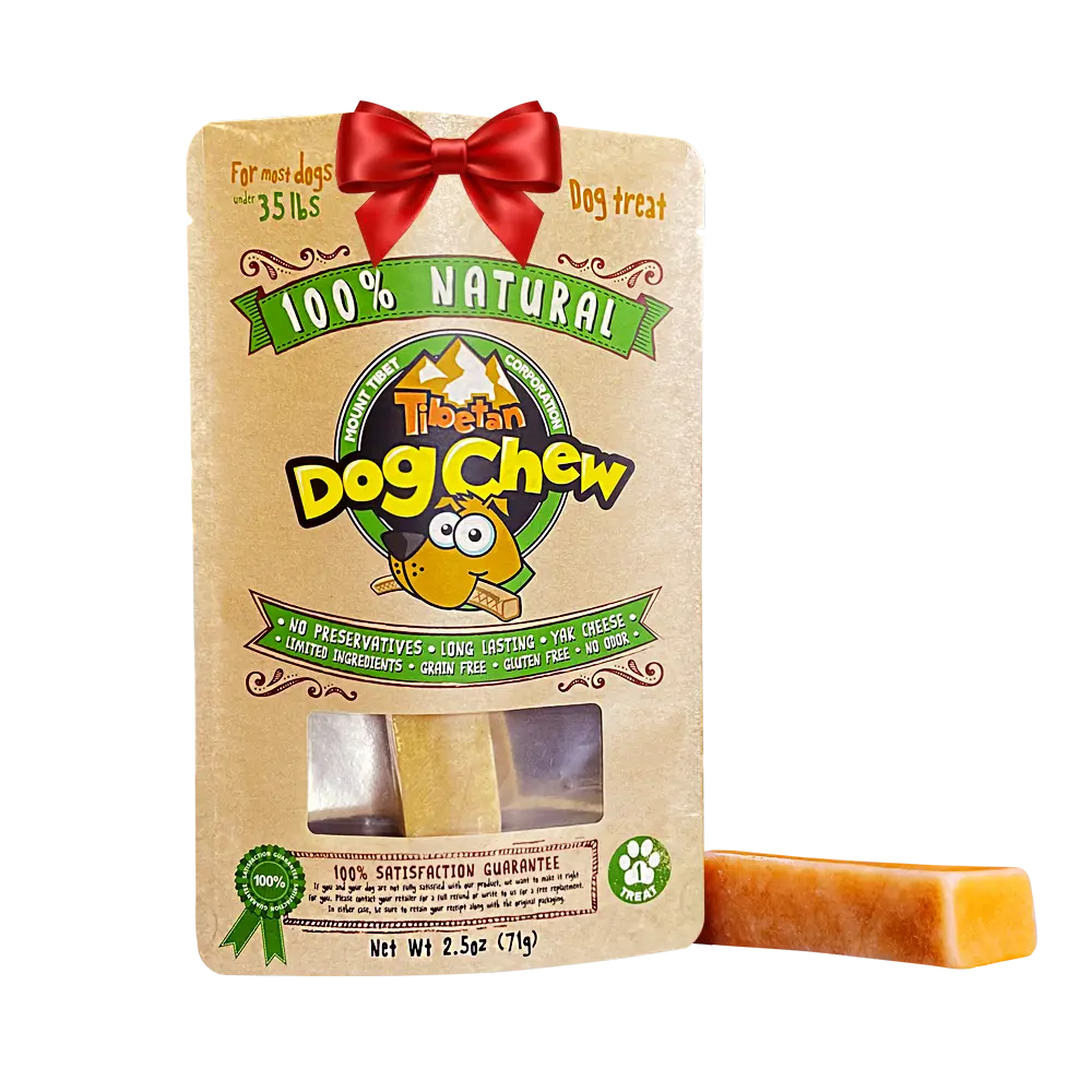 Medium Yak Chews for Dogs Under 35 lbs – Natural, Long-Lasting