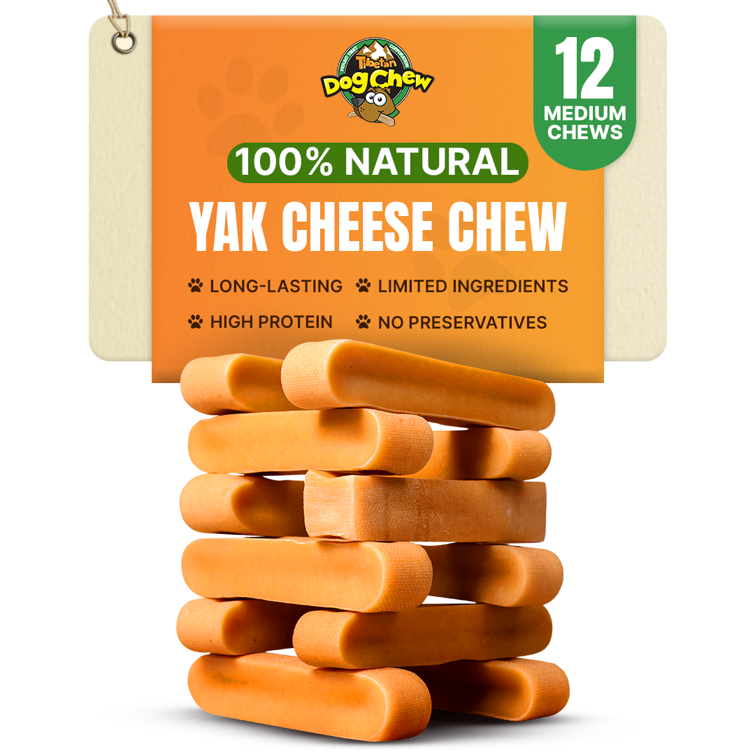 Yak Dog Chews for Aggressive Chewers - All Natural and Long Lasting Treats