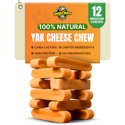 Yak Dog Chews for Aggressive Chewers - All Natural and Long Lasting Treats