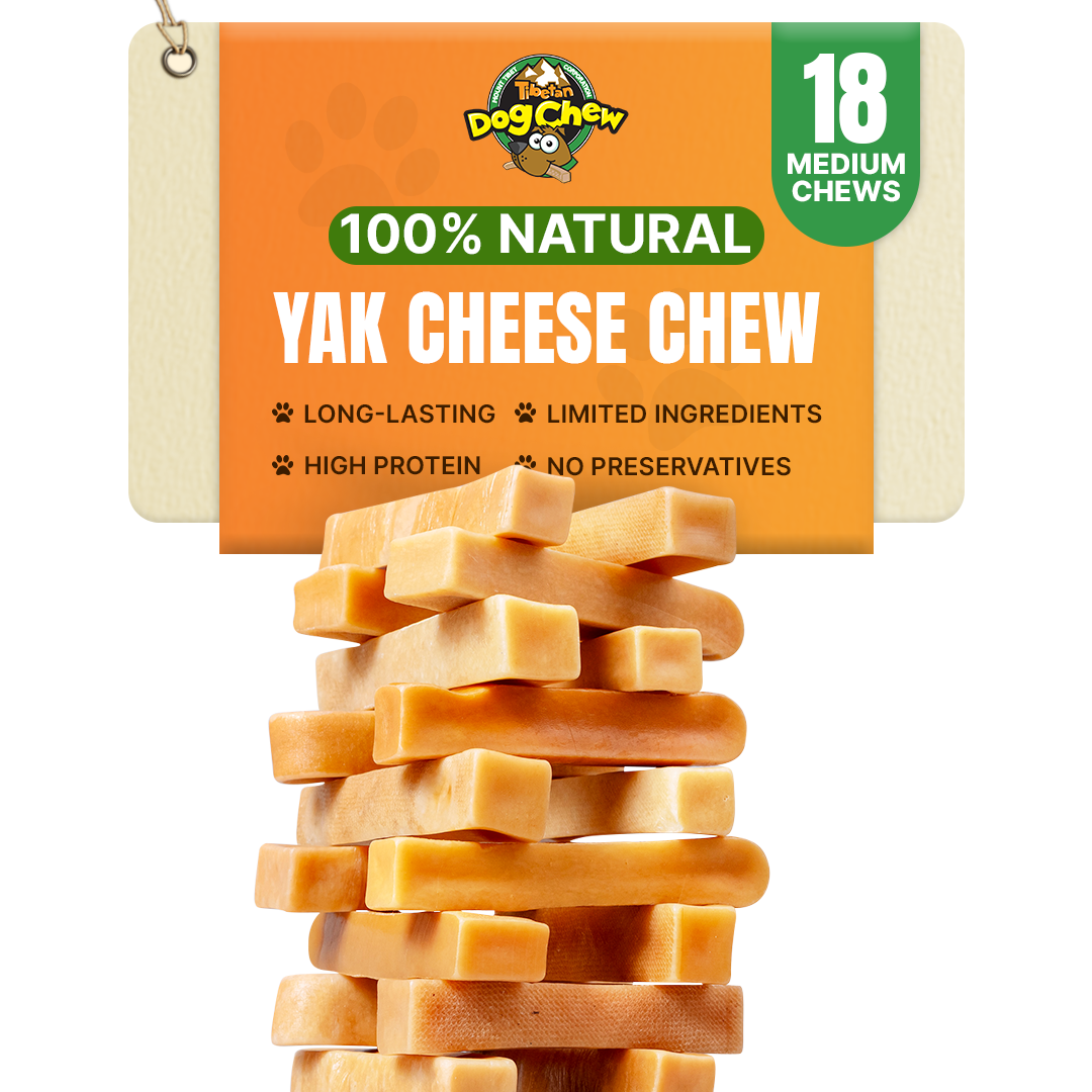 Yak Dog Chews for Aggressive Chewers - All Natural and Long Lasting Treats