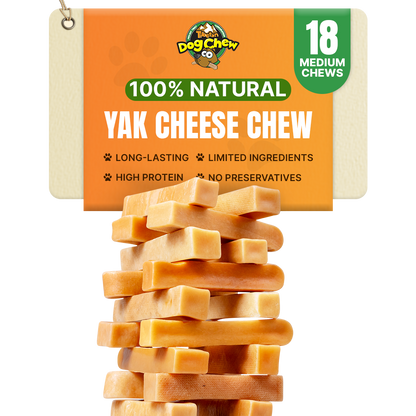 Yak Dog Chews for Aggressive Chewers - All Natural and Long Lasting Treats