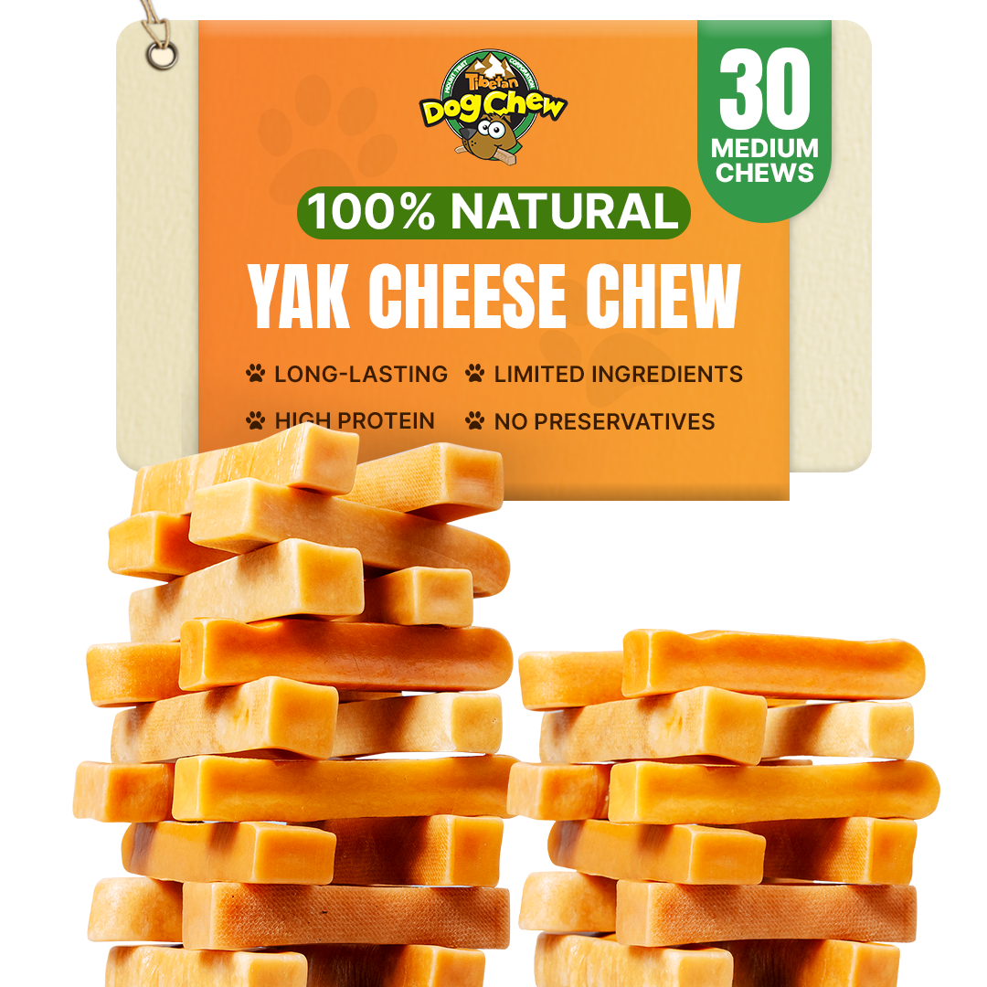 Yak Dog Chews for Aggressive Chewers - All Natural and Long Lasting Treats