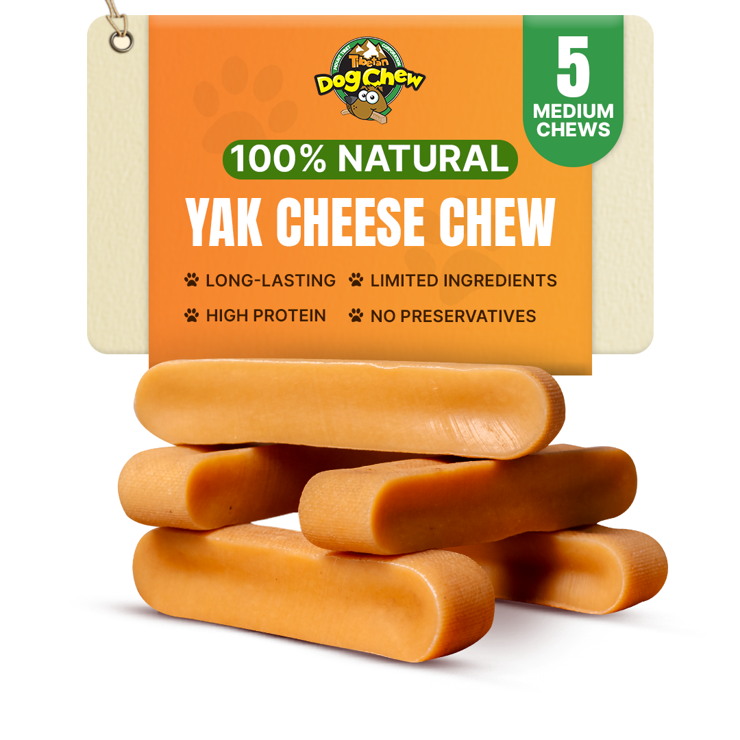 Yak Dog Chews for Aggressive Chewers - All Natural and Long Lasting Treats