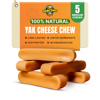 Yak Dog Chews for Aggressive Chewers - All Natural and Long Lasting Treats