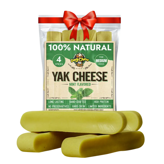 Mint Yak Chews – Odor-Free, Long-Lasting Chew with Himalayan Yak Milk
