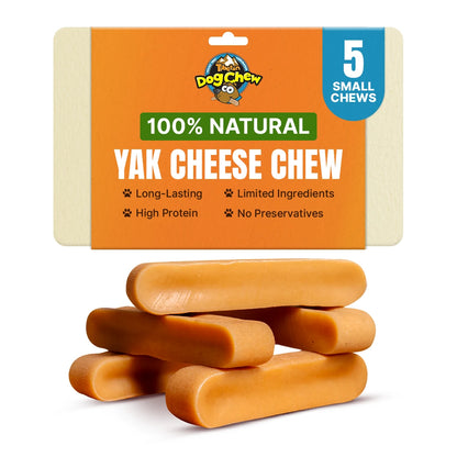 Premium Himalayan Small Yak Cheese Chew for dogs (under 15lbs)