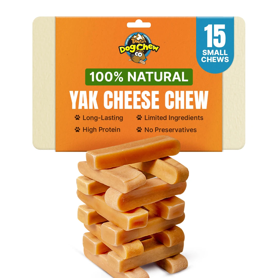 Premium Himalayan Small Yak Cheese Chew for dogs (under 15lbs)