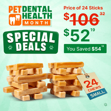 Original Tibetan Dog Chew (Small) - 24 Sticks