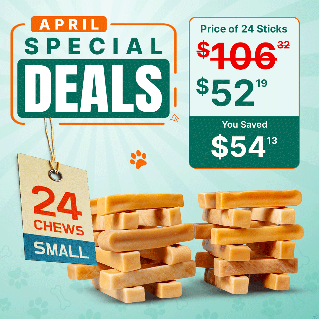 Original Tibetan Dog Chew (Small) - 24 Sticks