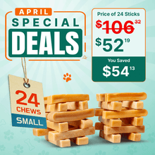 Original Tibetan Dog Chew (Small) - 24 Sticks