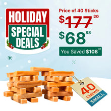 Tibetan Dog Chew (Small) - 40 sticks - Perfect for Small Breeds