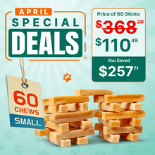 Original Tibetan Dog Chew (Small) - 60 Sticks