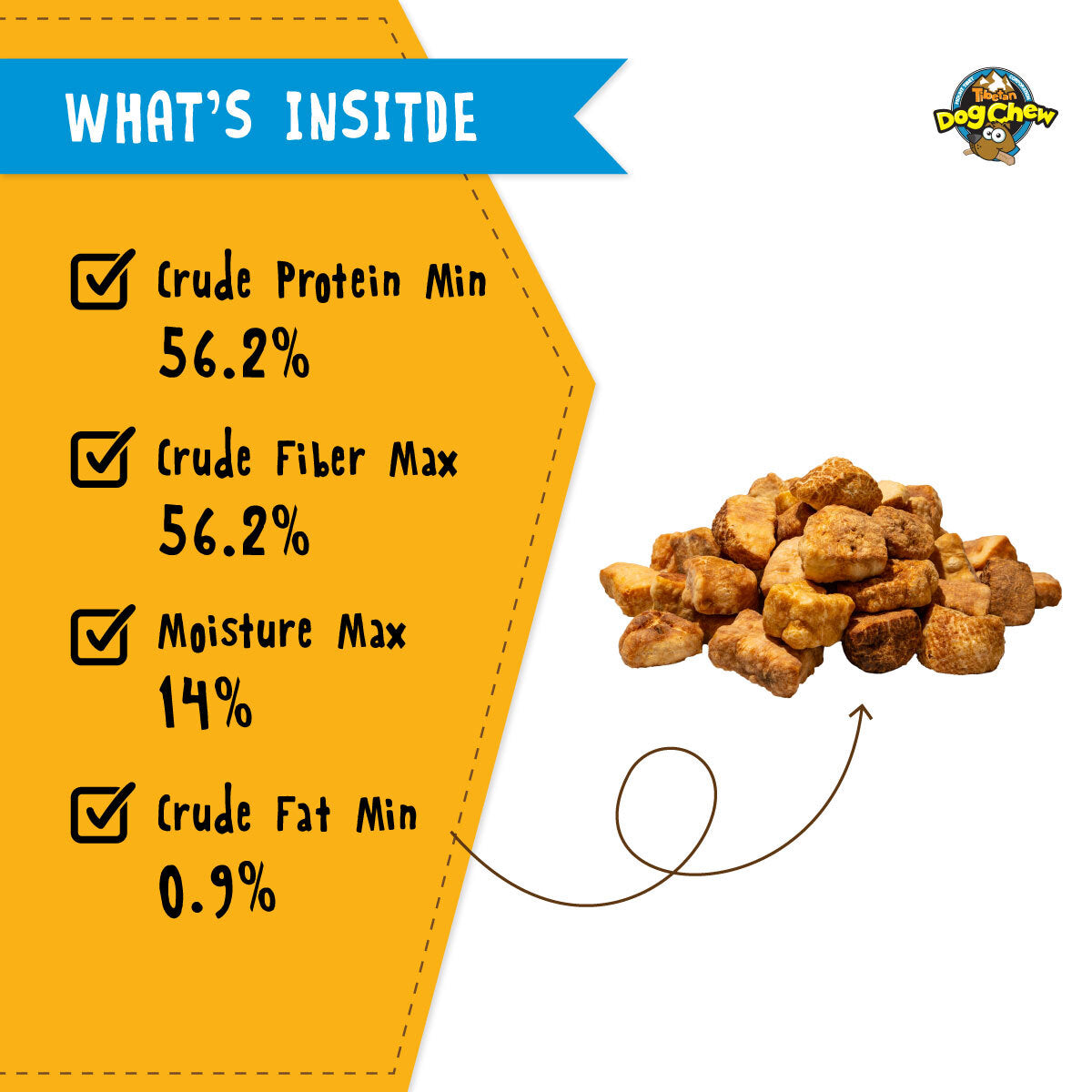 Tibetan Crunchy Cheese Puffs Yak cheese puffs Tibetan Dog Chew