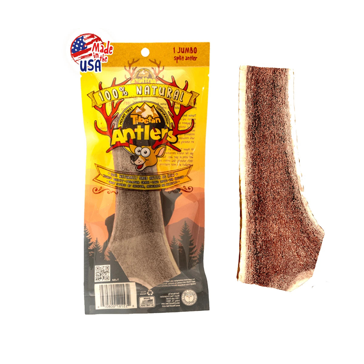 Jumbo-Sized Natural Elk Antlers for Dogs