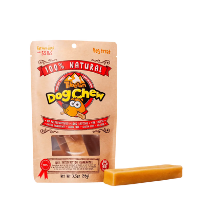 Premium Himalayan Large Yak Cheese Chew for dogs (under 55lbs)