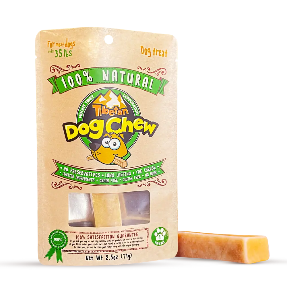 Medium Yak Chews for Dogs Under 35 lbs – Natural, Long-Lasting